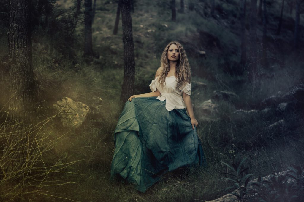 foto chica bosque fantasia girl forest photography
